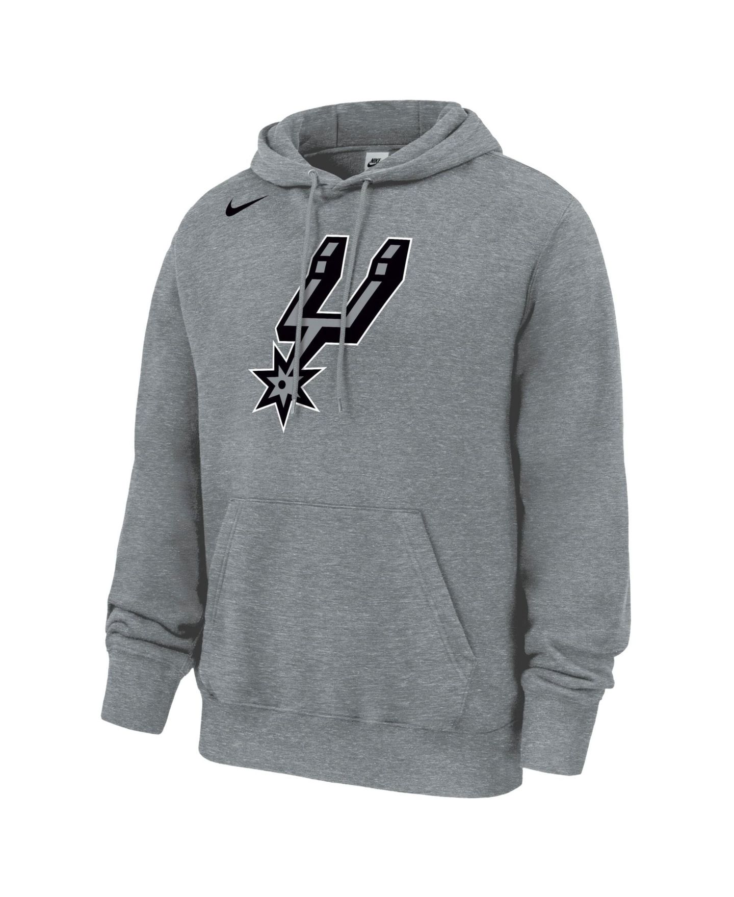 Мужское худи Nike Gray San Antonio Spurs Club Fleece — фото 3