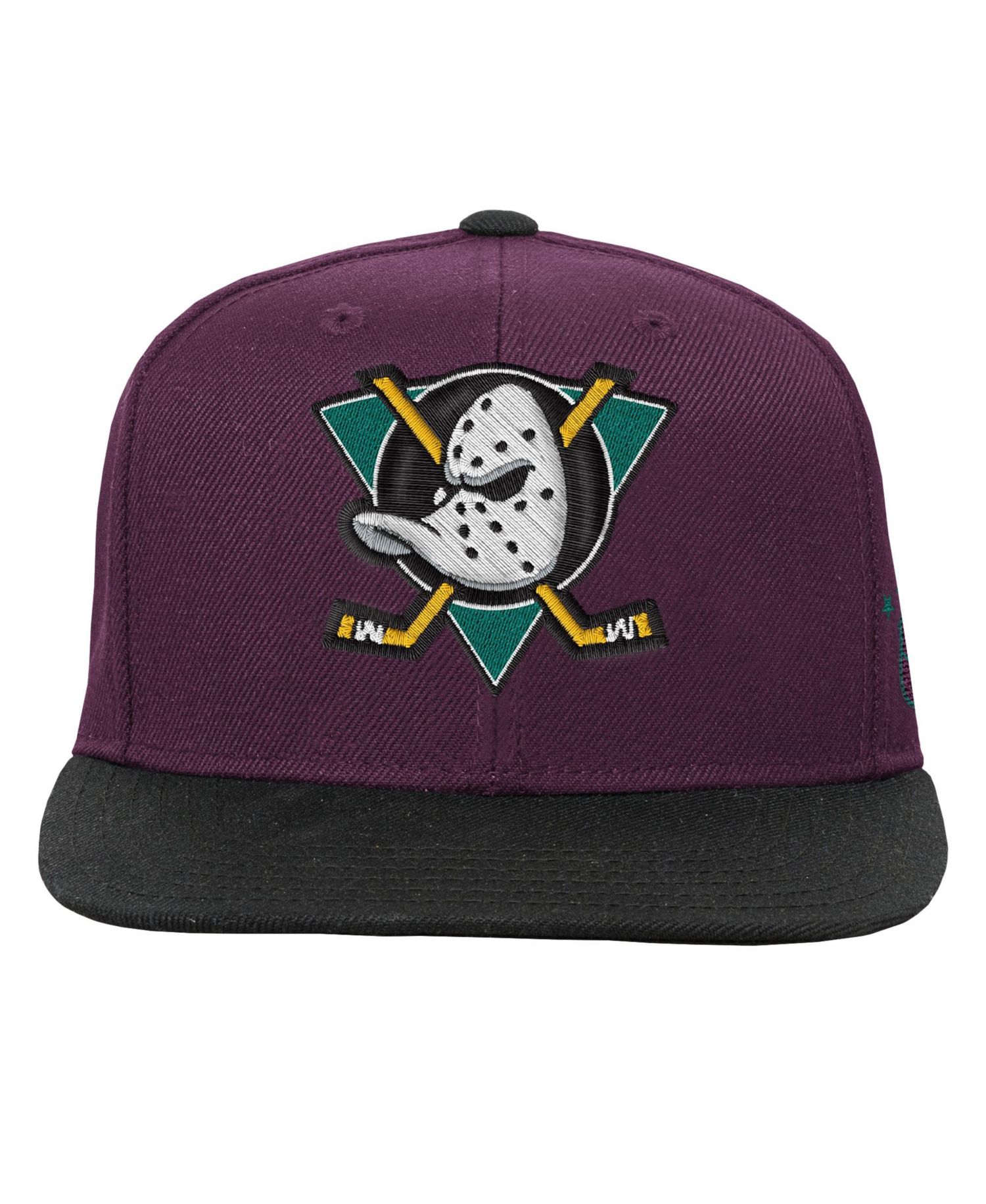 Big Boys and Girls Purple/Black Anaheim Ducks Legendary Snapback Hat