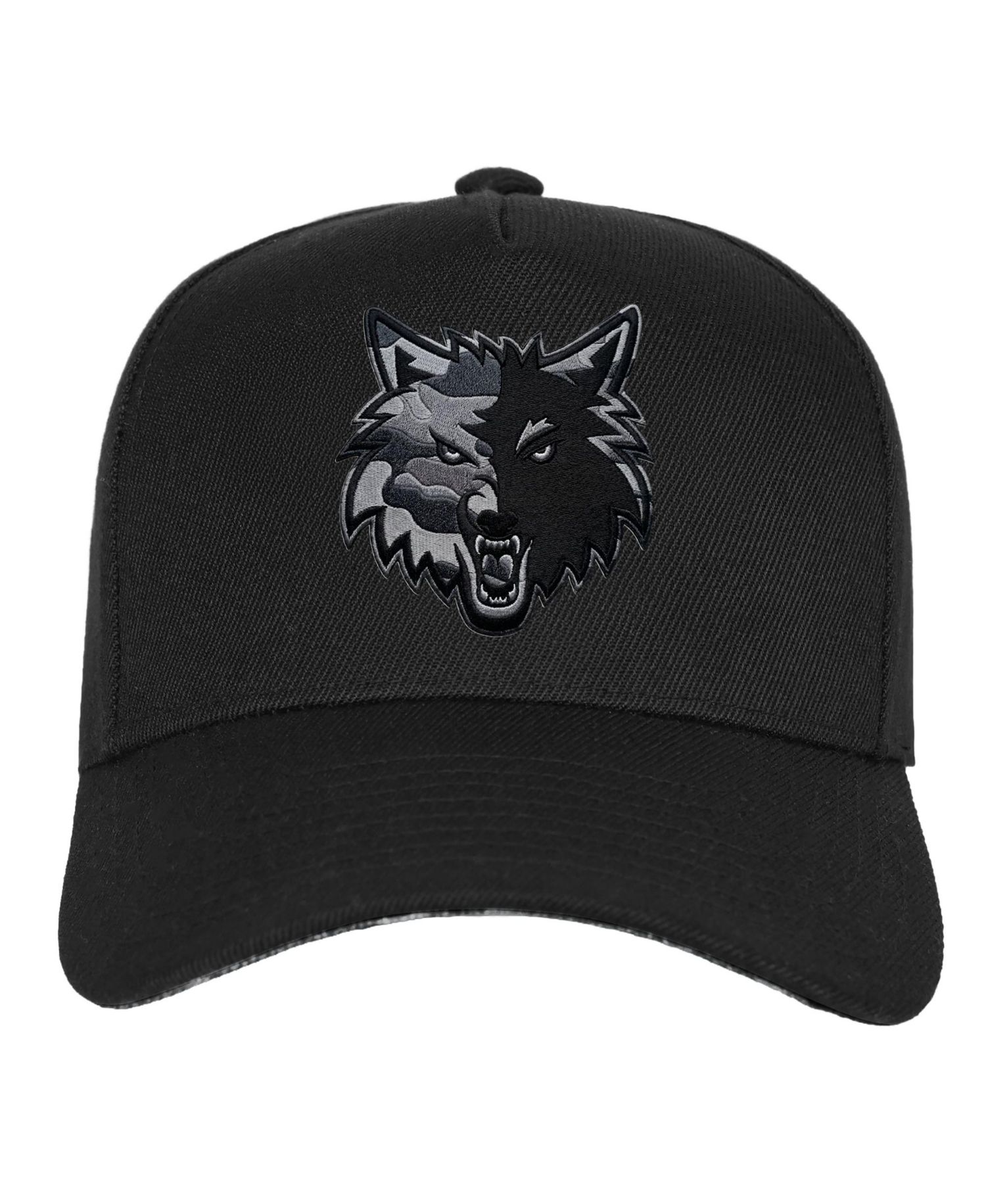 Big Boys and Girls Black Minnesota Timberwolves 404 Club Camo Pro Pinch Snapback Hat