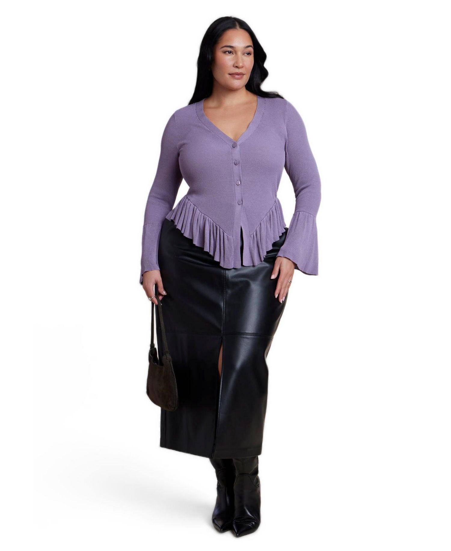 Women's Ruffle Cardigan