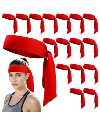 Adjustable Sports Head Ties Wicking Sweatbands For Workout Running Yoga