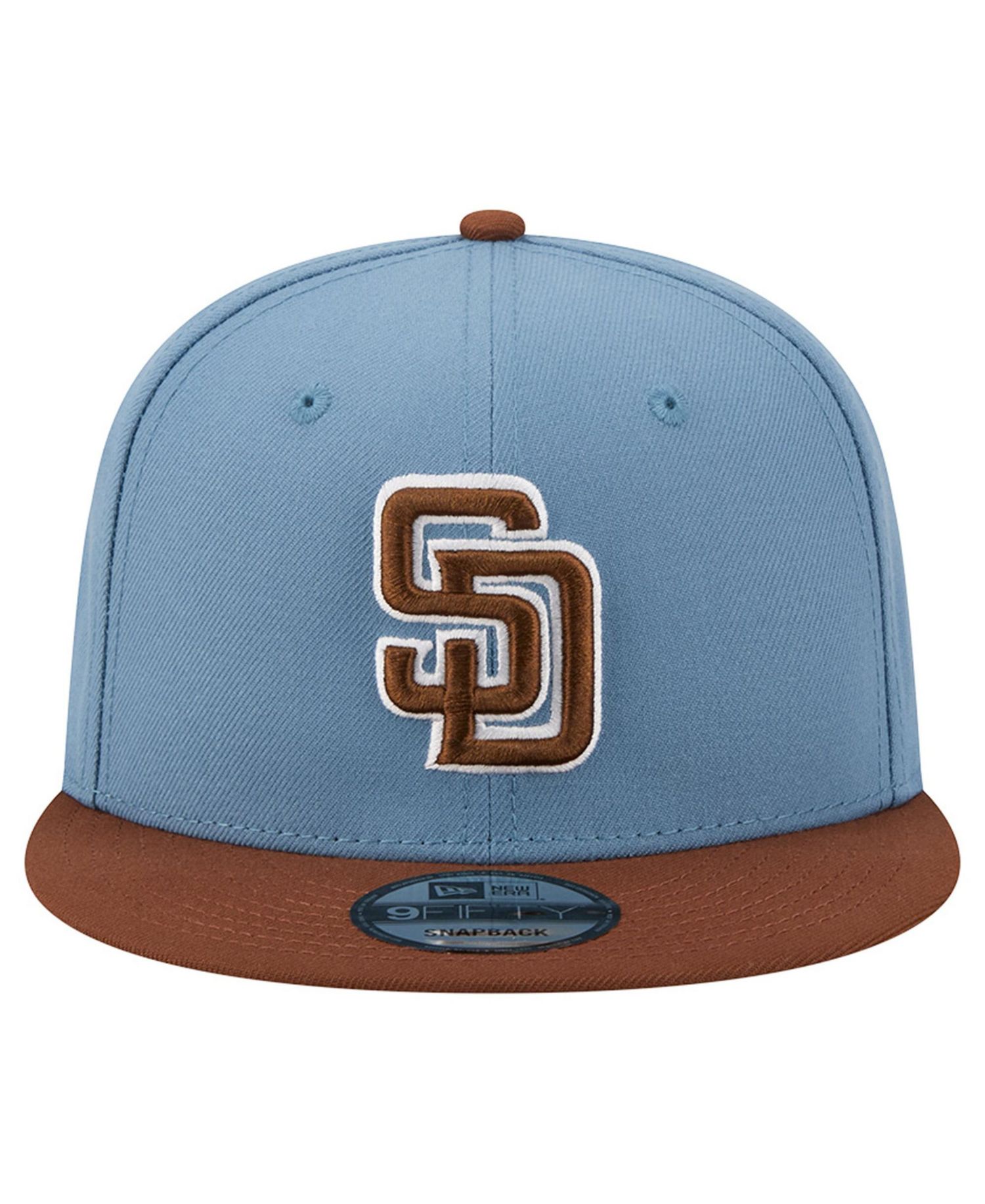 Men's Light Blue/Brown San Diego Padres Color Pack 9FIFTY Snapback Hat