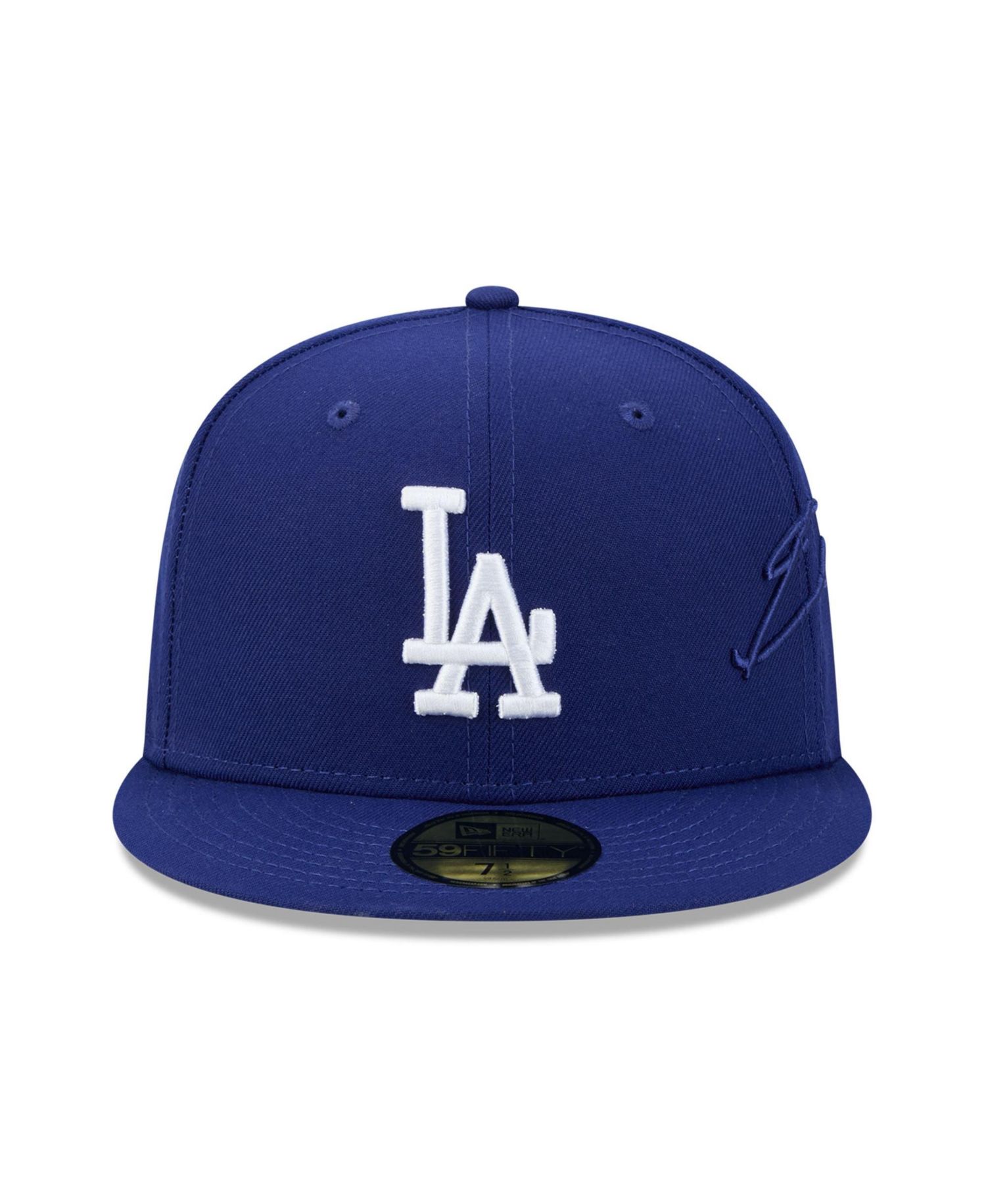 Men's Royal Los Angeles Dodgers Side Script 59FIFTY Fitted Hat