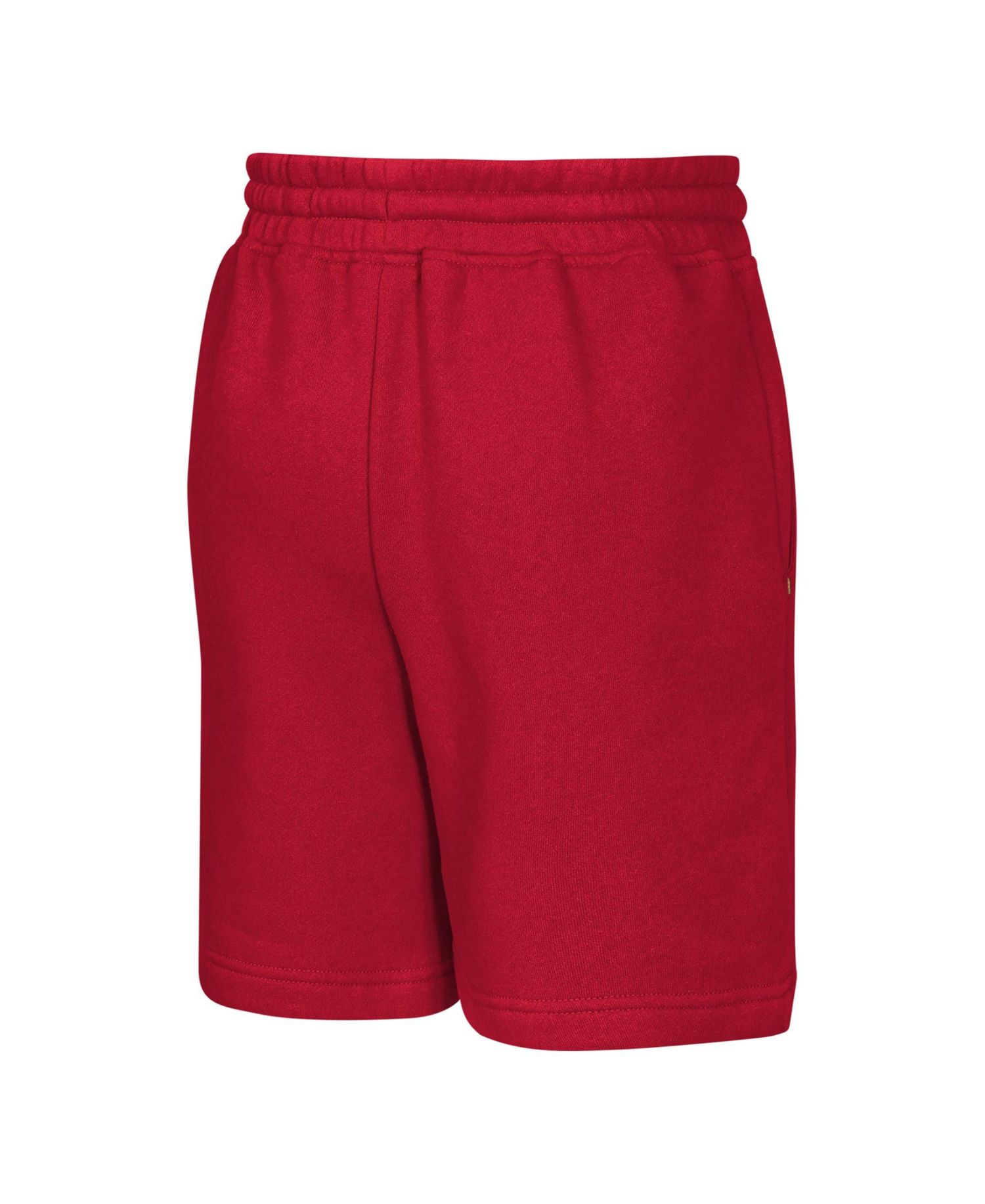Big Boys and Girls Scarlet San Francisco 49ers Audible Fleece Shorts