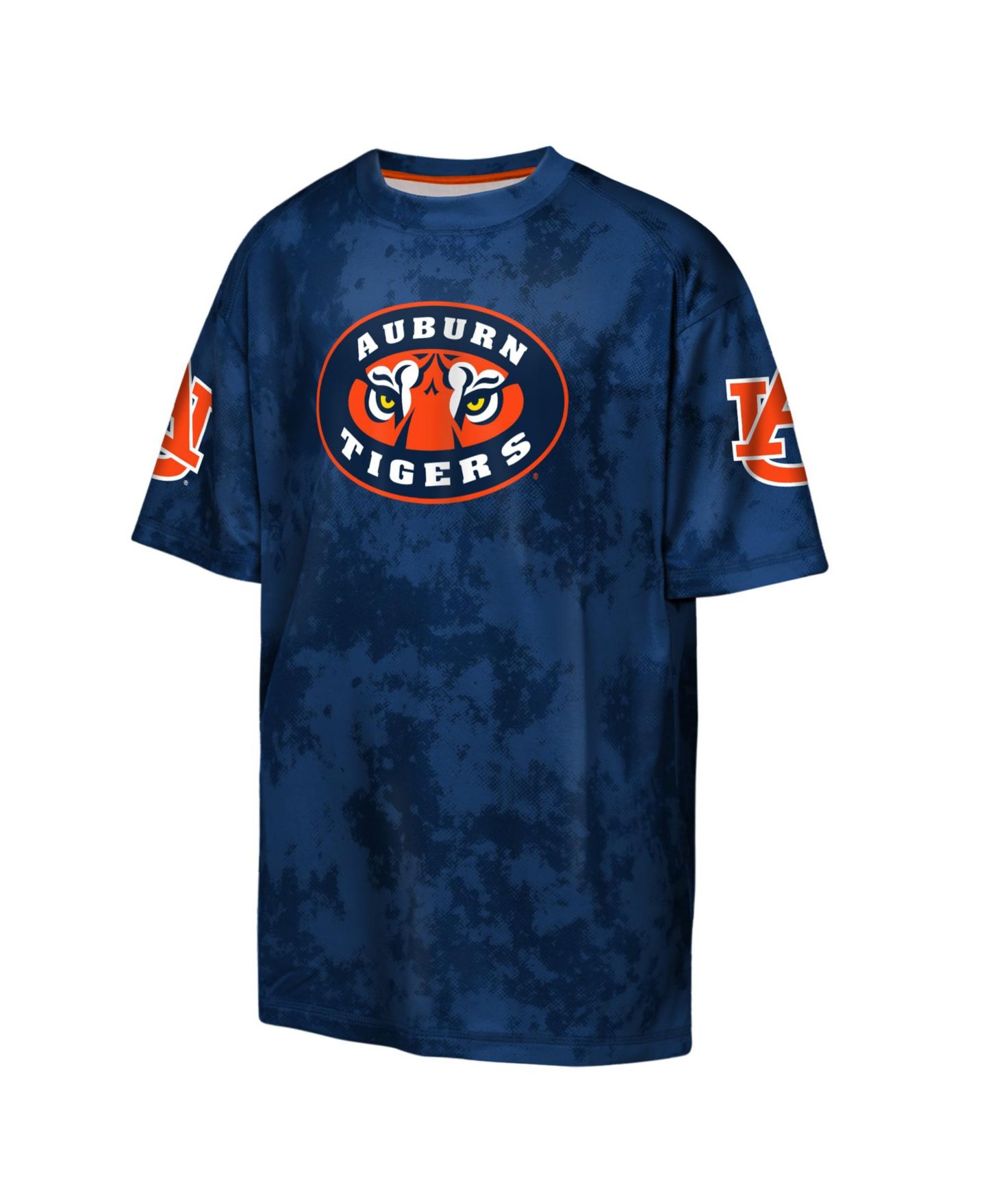 Детская футболка Outerstuff Navy Auburn Tigers Off-Side Sublimated — фото 3
