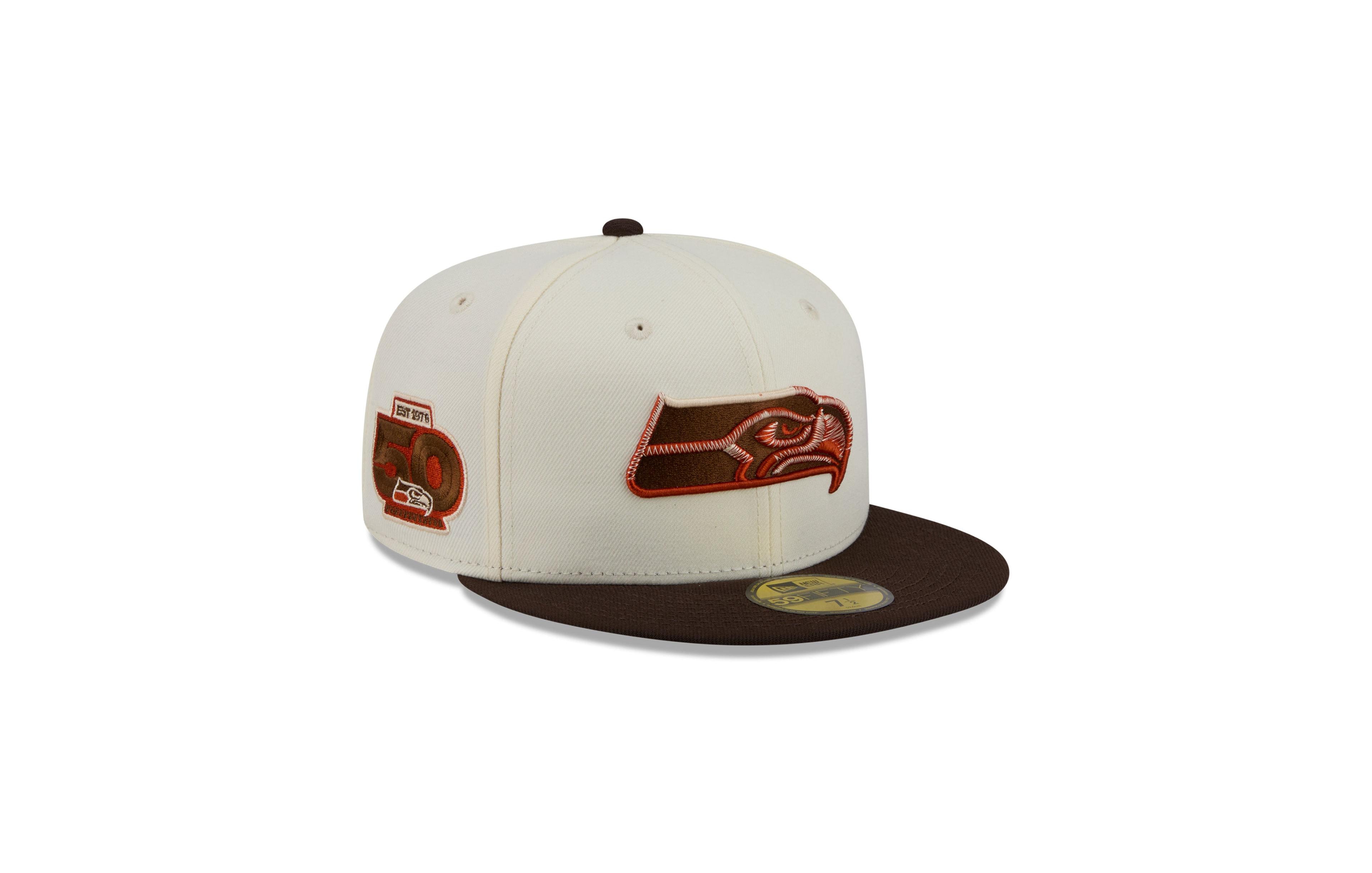 New Era Men's Cream/Brown Arizona Cardinals Pumpkin Spice 59FIFTY Fitted Hat