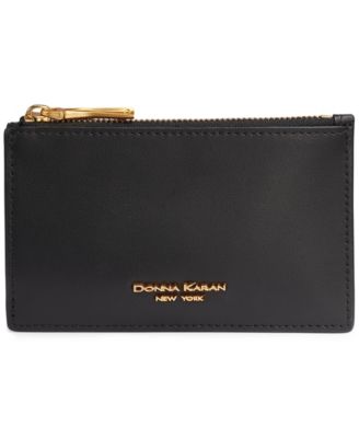Leather Zipper Card Case