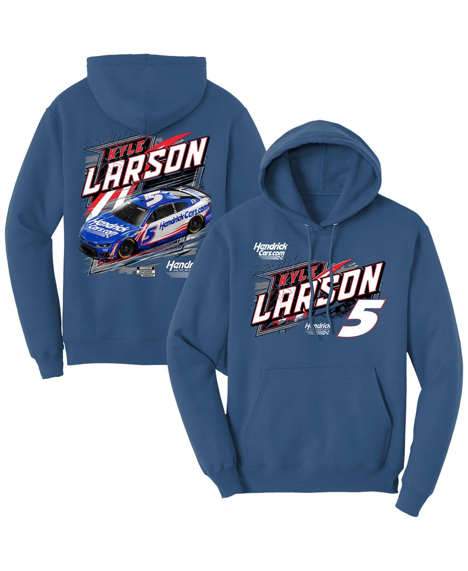 Men's Blue Kyle Larson HendrickCars.com Hoodie
