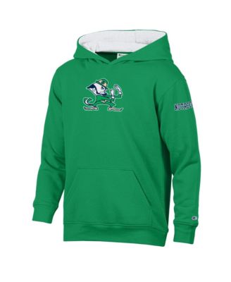Big Boys and Girls Green Notre Dame Fighting Irish Fleece Hoodie