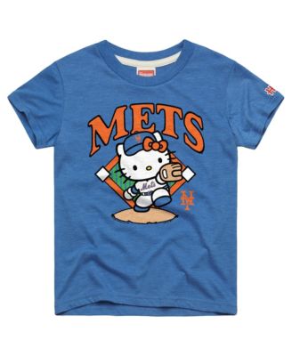 Toddler Royal New York Mets Hello Kitty x MLB Tri-Blend T-Shirt