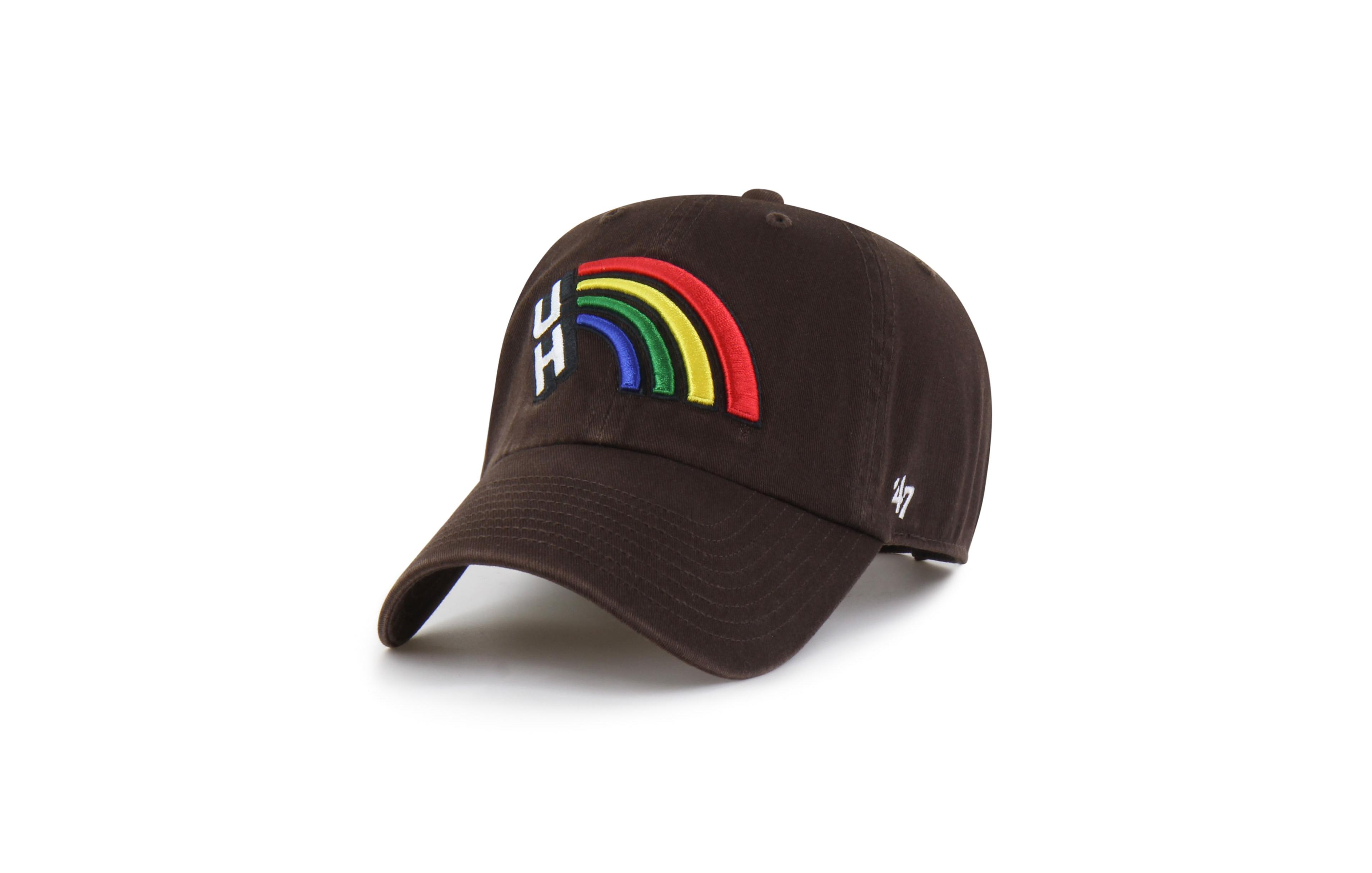 '47 Brand Men's Brown Hawaii Rainbow Warriors Vault Clean Up Adjustable Hat