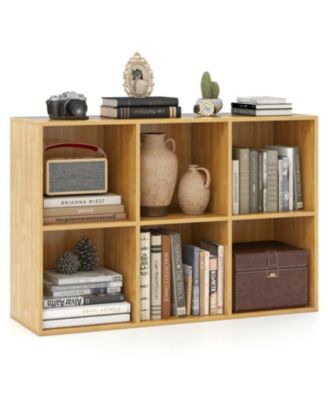 Modern 6-Cube Bookcase with Anti-tipping Kits for Bedroom Living Room