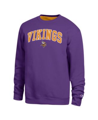 Men's Purple Minnesota Vikings Contrast Lined Sweatshirt