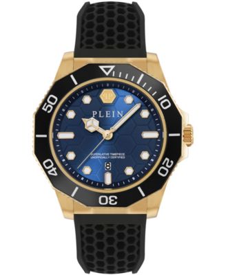 Men's Aquastorm IP Yellow Gold Stainless Steel Bracelet Watch, 44mm