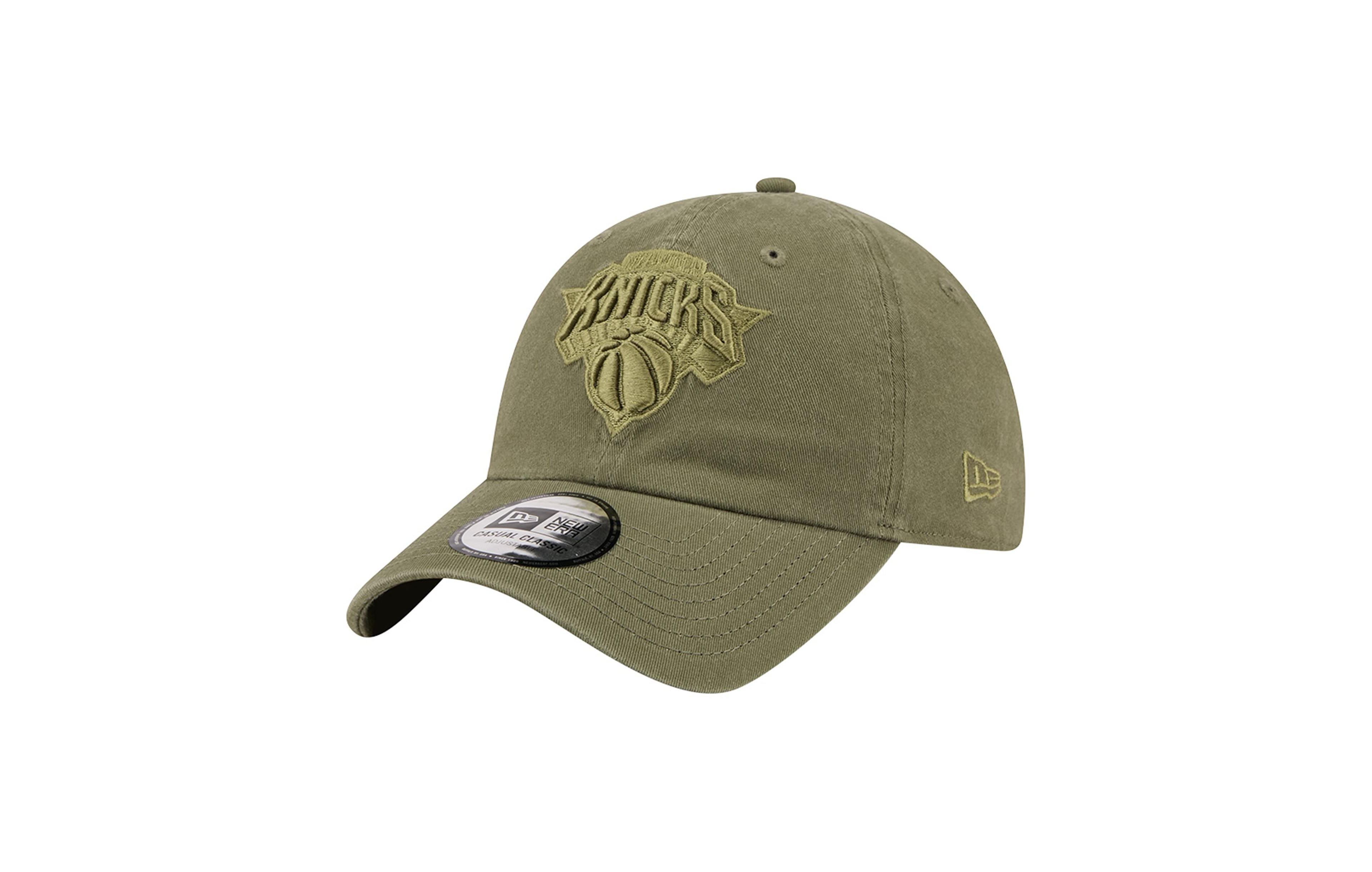 New Era Men's Green New York Knicks Color Pack Casual Classic Adjustable Hat