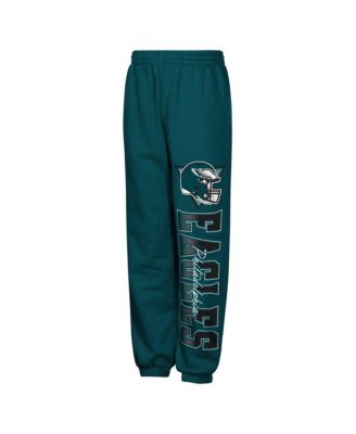 Big Boys and Girls  Midnight Green Philadelphia Eagles Run & Gun Sweatpants