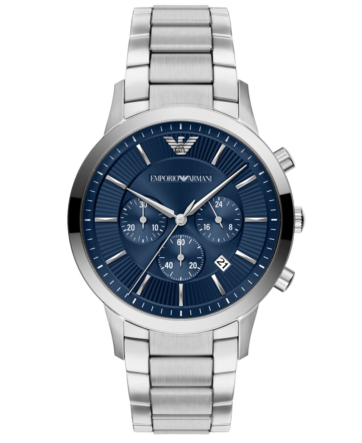 Emporio Armani Men's Archetipo Quartz Chronograph Stainless Steel Watch, 43mm