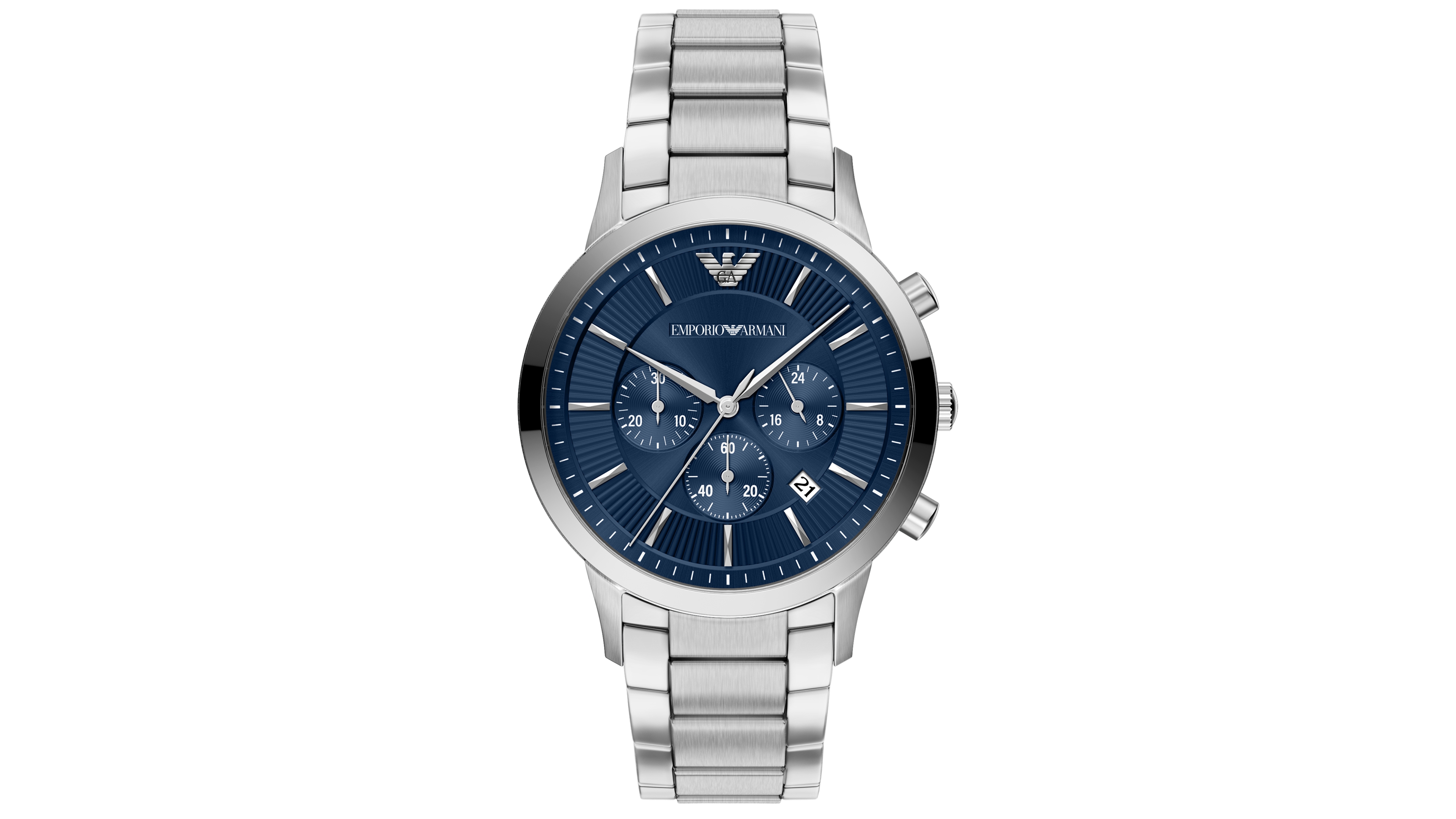 Emporio Armani Men's Archetipo Quartz Chronograph Stainless Steel Watch, 43mm