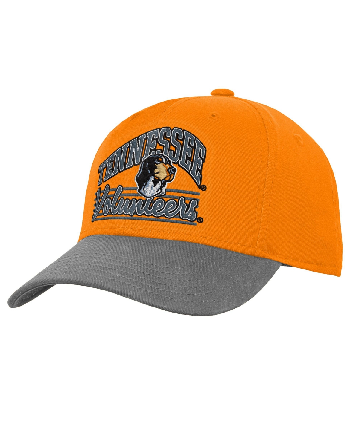 Outerstuff Kids' Big Boys' And Girls' Tennessee Orange/pewter Tennessee Volunteers Dad Unstructured Adjustable Hat In Tennessee Orange,pewter