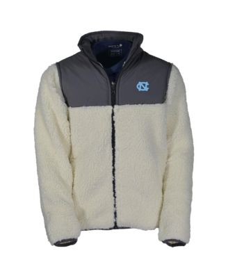 Big Boys and Girls Charcoal North Carolina Tar Heels Teddy Sherpa Jacket