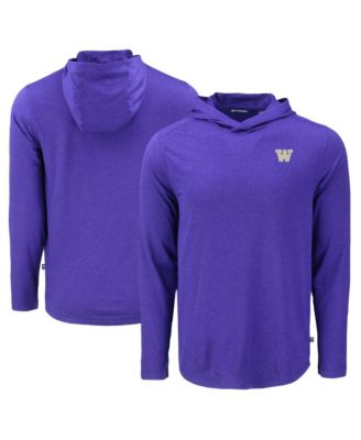 Men's Purple Washington Huskies Coastline Epic Comfort Eco Recycled Long Sleeve Hoodie T-Shirt