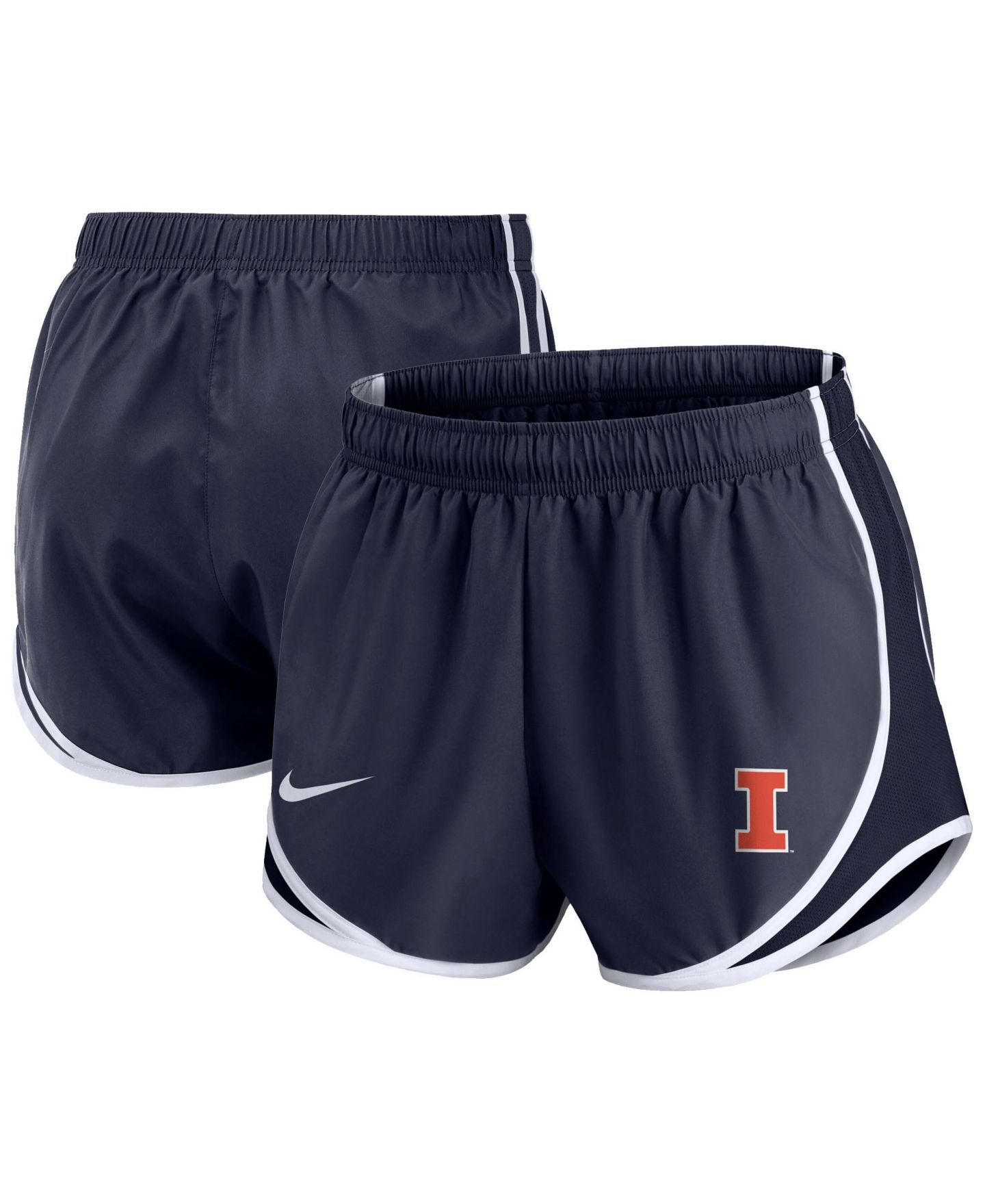 Женские шорты Nike Navy Illinois Fighting Illini Tempo Dri-FIT — фото 1