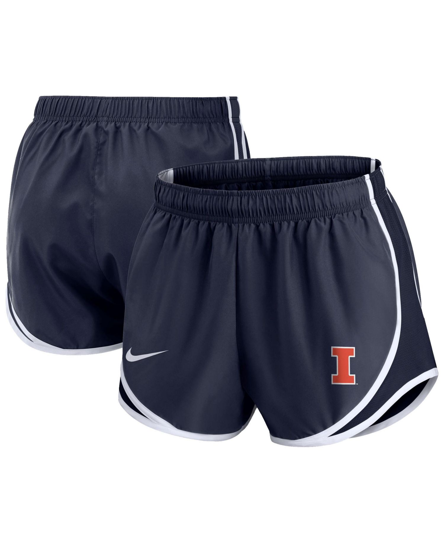 Women's Navy Illinois Fighting Illini Tempo Dri-FIT Shorts