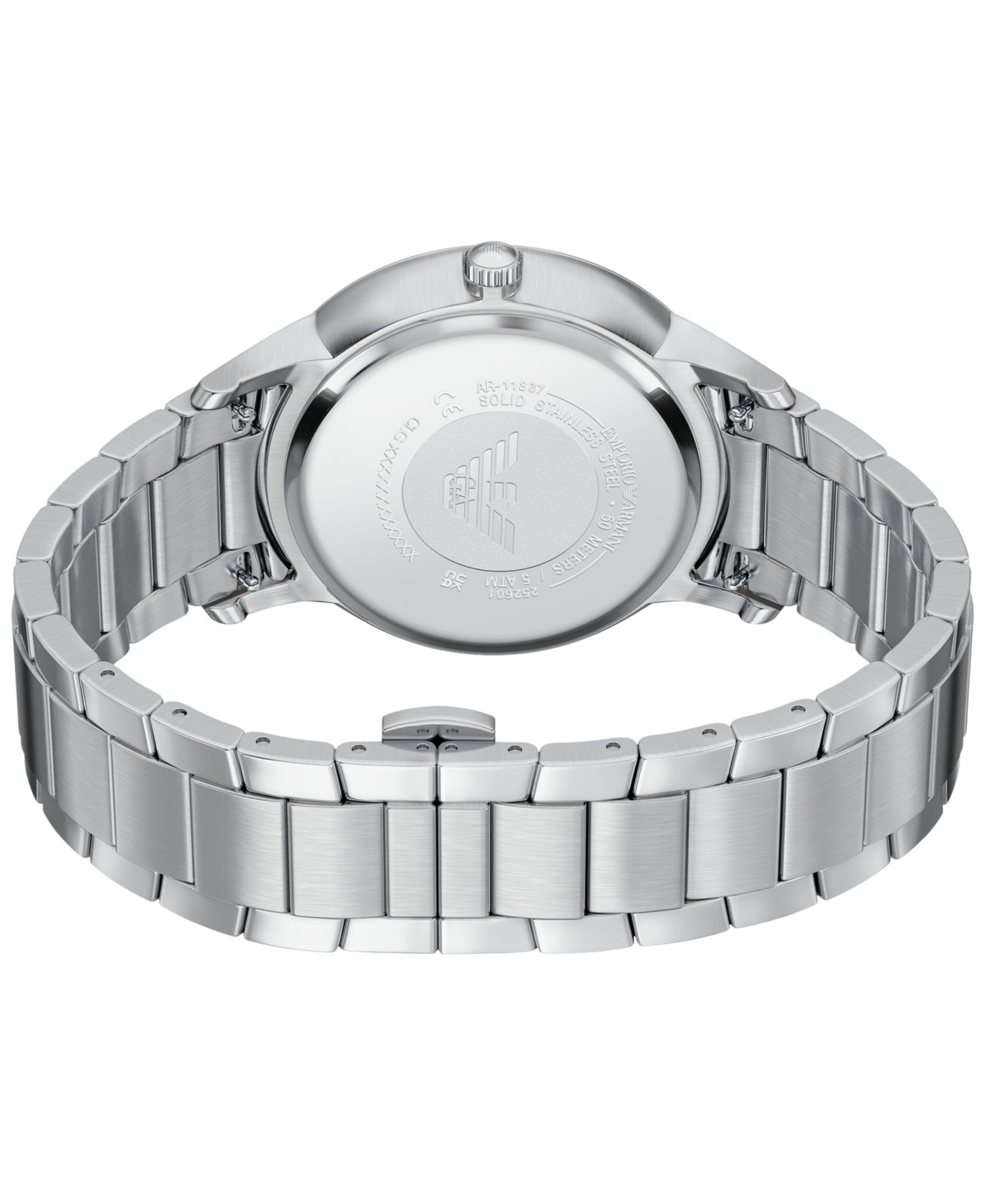 Men's Quartz Three-Hand Date Archetipo Stainless Steel Watch 43mm