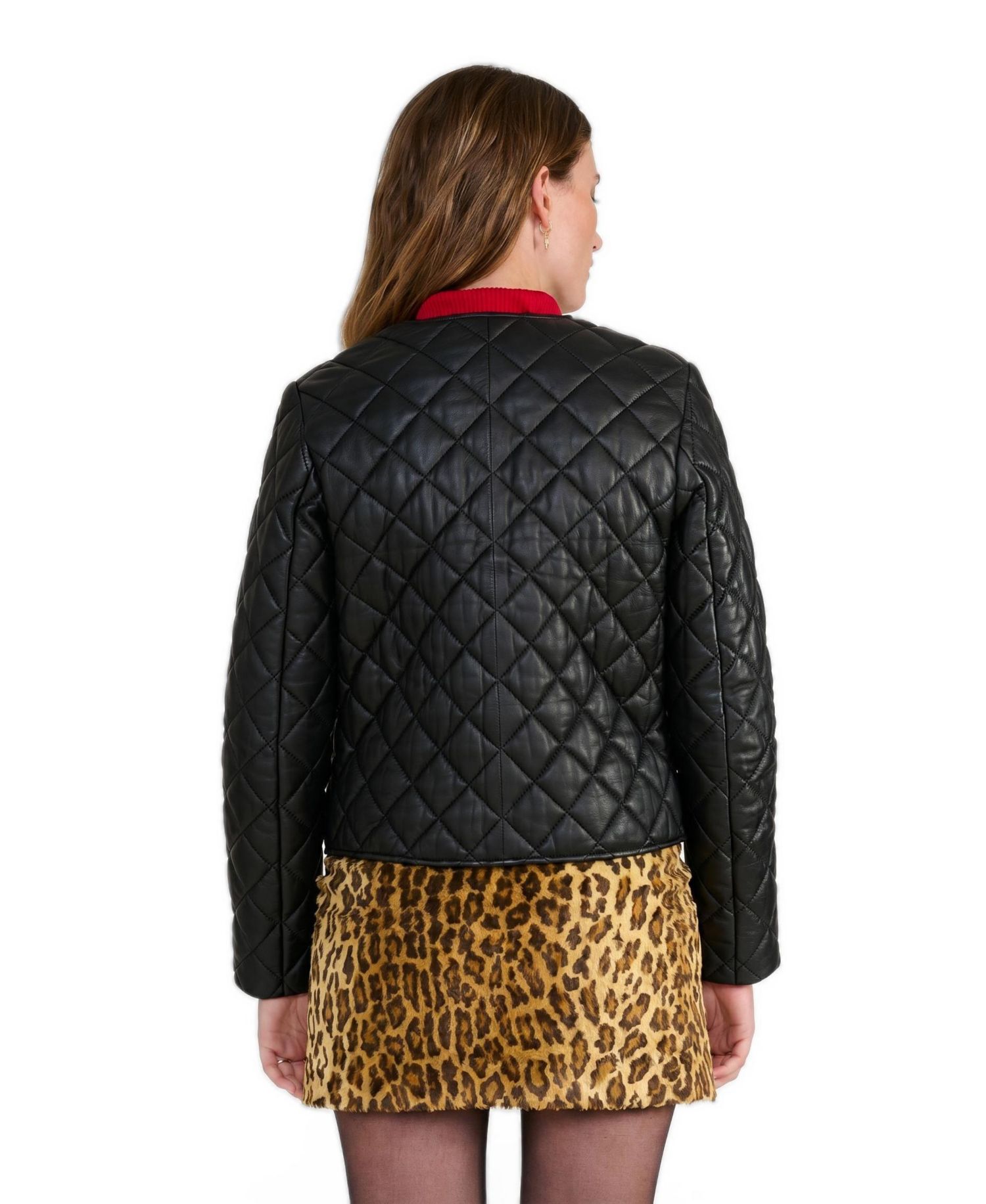 Women's Marlowe Quilted Leather Jacket
