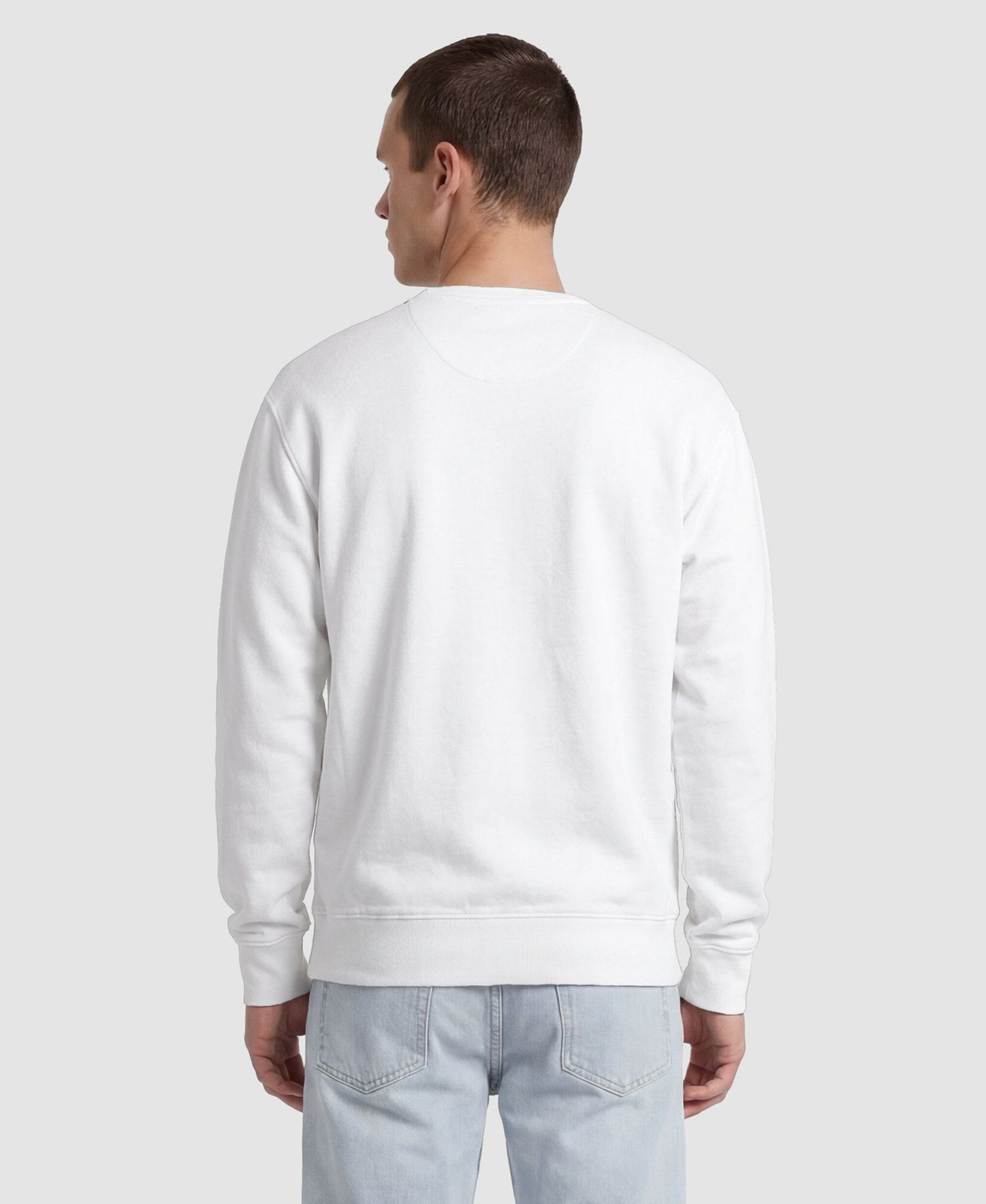Men's White Chicago Bears Contrast Lined Sweatshirt