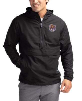 Men's Black LSU Tigers Charter Eco Half-Zip Anorak Jacket