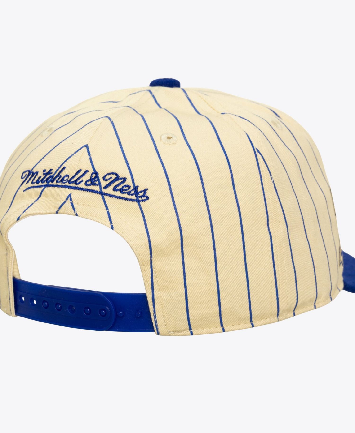 Men's Cream New York Rangers Retro Roots Vintage Stripe Pro Snapback Hat