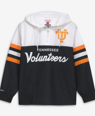 Men's Black Tennessee Volunteers Head Coach Lightweight Anorak Half-Zip Windbreaker