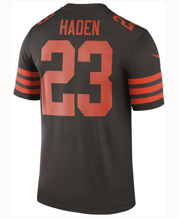 Nike Men's Joe Haden Cleveland Browns Legend Color Rush Jersey - Macy's