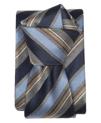 Men's Espada Striped Silk Jacquard Tie