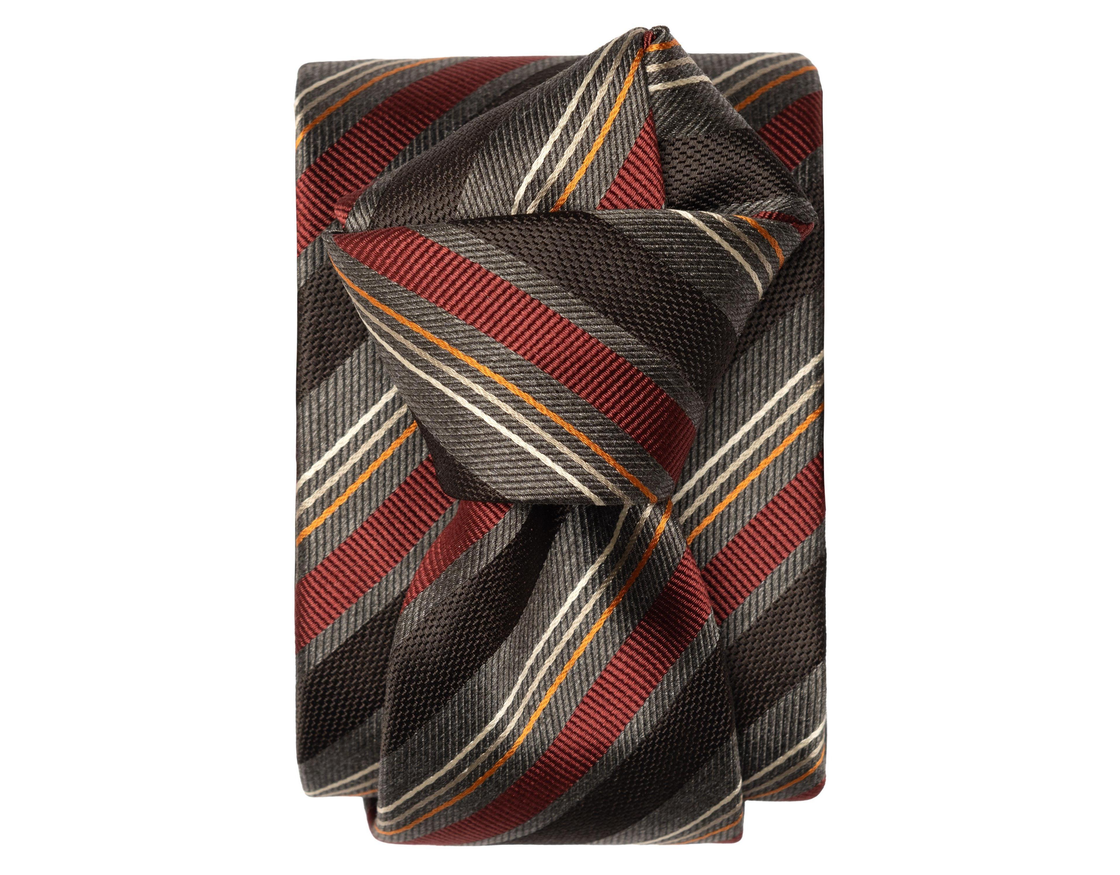 Elizabetta Men's Espada Striped Silk Jacquard Tie