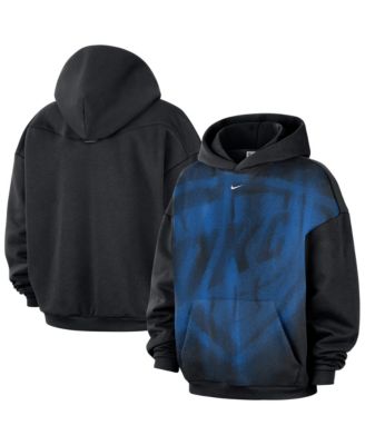 Men's Black Oklahoma City Thunder 2026 Standard Issue Practice Icon Fleece Pullover Hoodie