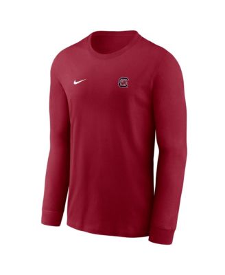 Men's Garnet South Carolina Gamecocks Logo Legend Dri-FIT Long Sleeve T-Shirt
