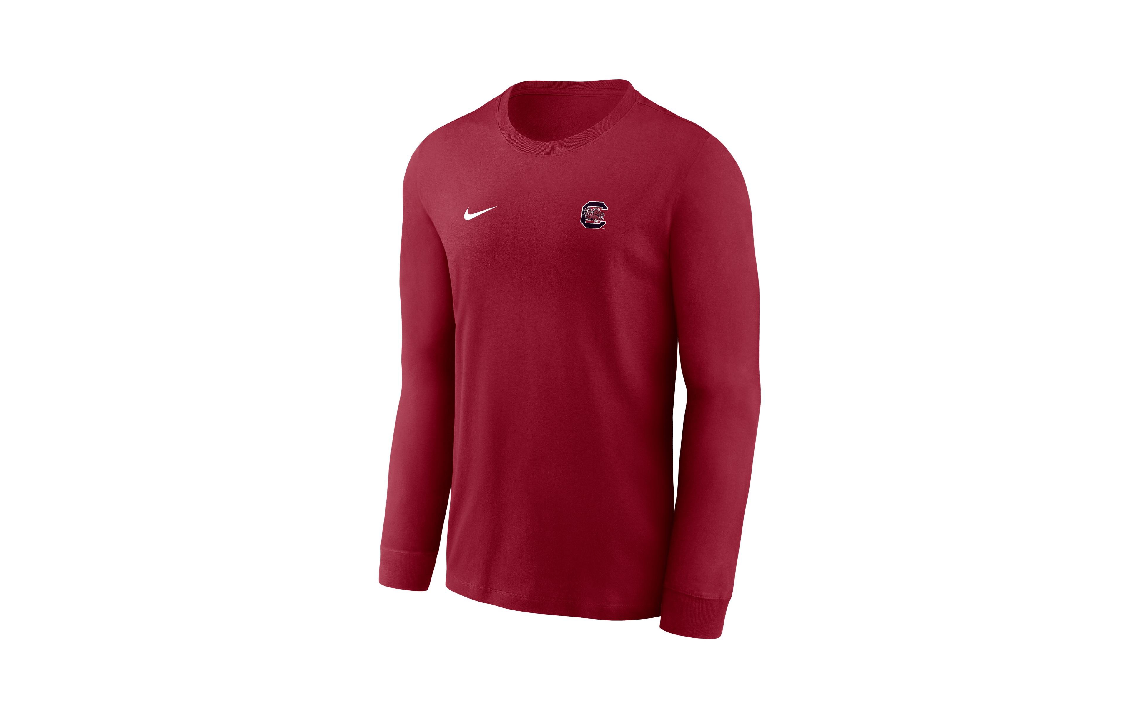 Men's Nike Garnet South Carolina Gamecocks Logo Legend Dri-fit Long Sleeve T-Shirt