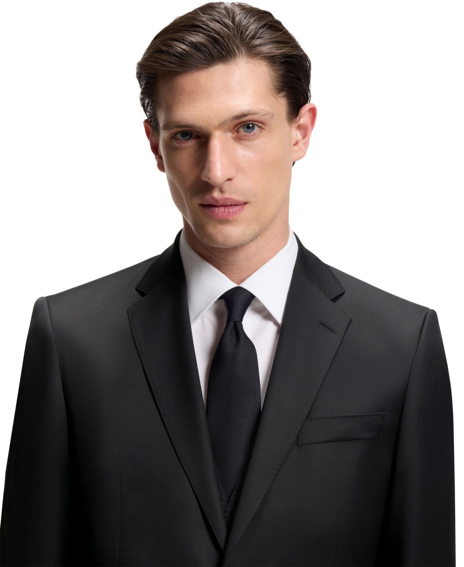 Men's Virgin-Wool Serge Suit Jacket