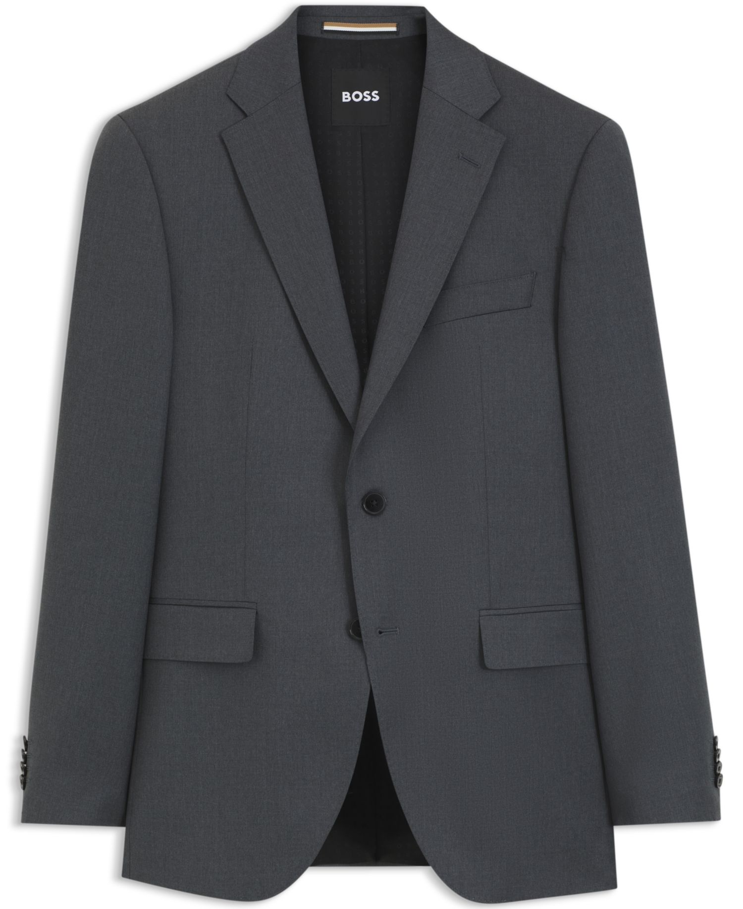 Men's Virgin-Wool Serge Suit Jacket