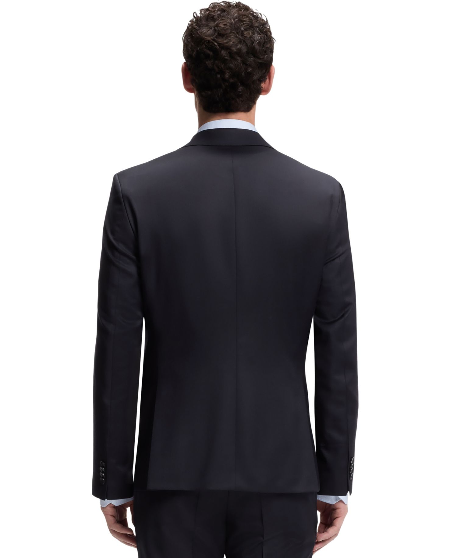 Men's Virgin-Wool Serge Suit Jacket