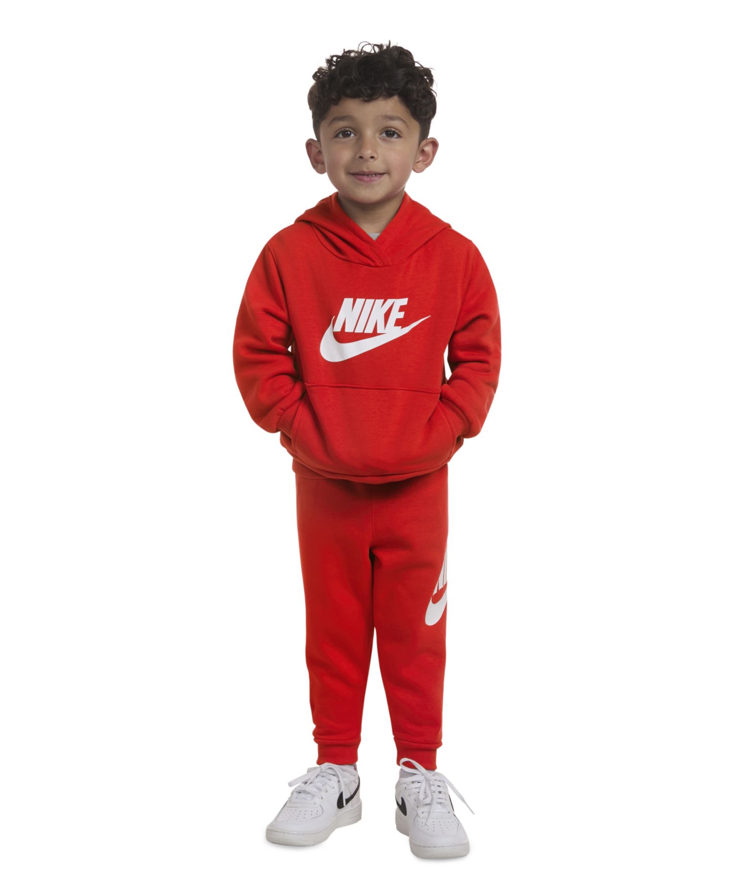 Boys' 2T-7 Fleece Logo Hoodie and Sweatpants, 2-Piece Set
