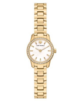 Women's Quartz Pave Miller Mother-of-Pearl Gold-Tone Stainless Steel Bracelet Watch 22mm