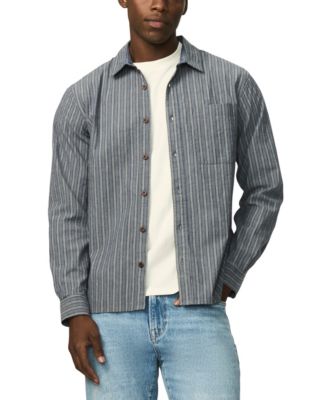 Men's Satoshi Long-Sleeve Striped Regular-Fit Shirt