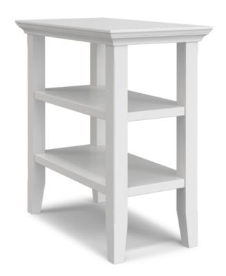 Acadian 14" Wood Narrow Side Table