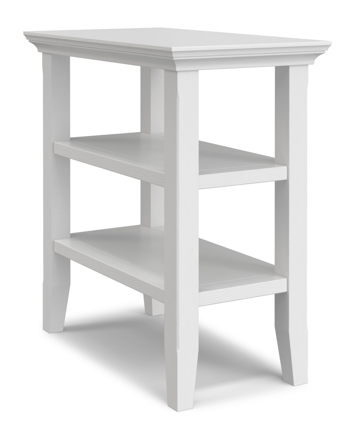 Simpli Home Acadian 14" Wood Narrow Side Table