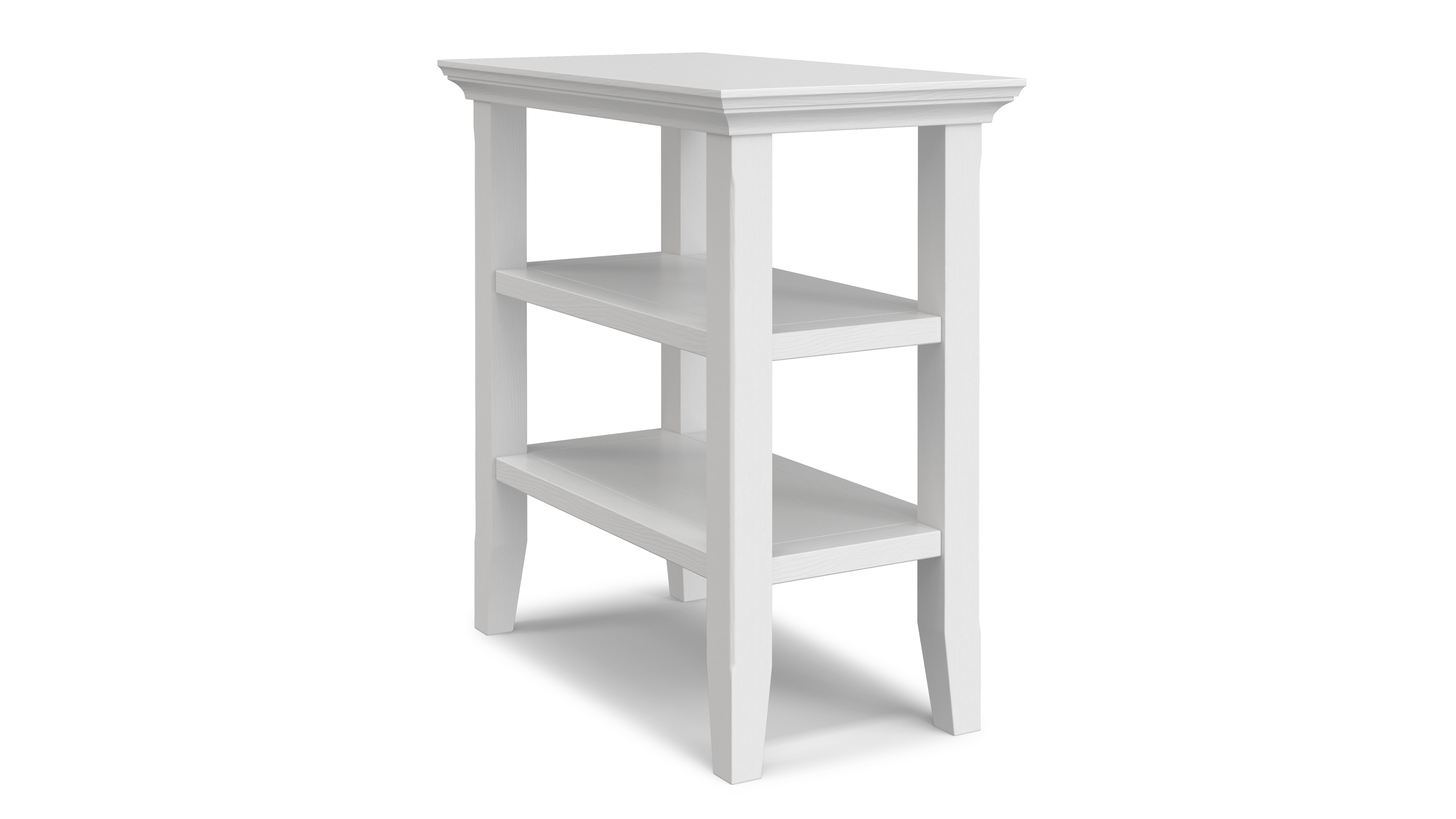 Simpli Home Acadian 14" Wood Narrow Side Table