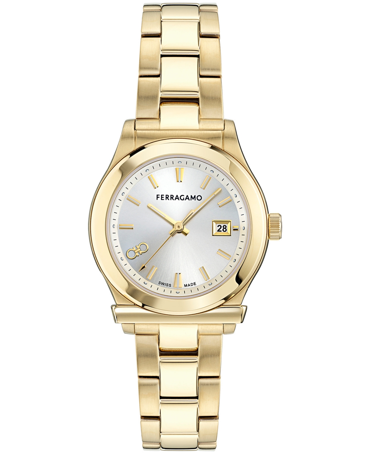 Ferragamo Women's Gold Stainless Steel Bracelet Watch, 33mm - Yellow Gold
