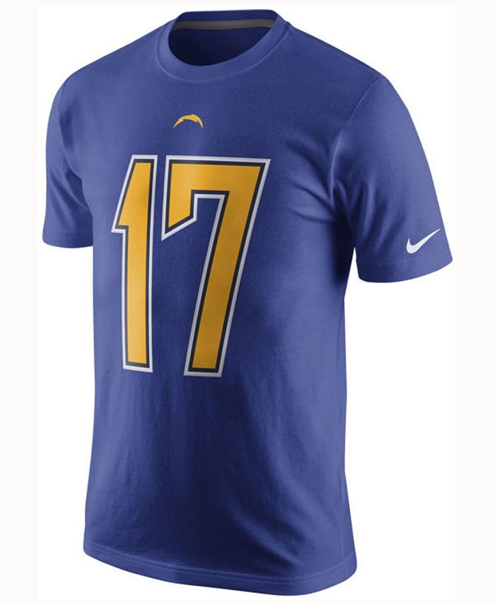 Chargers color rush t shirt on sale